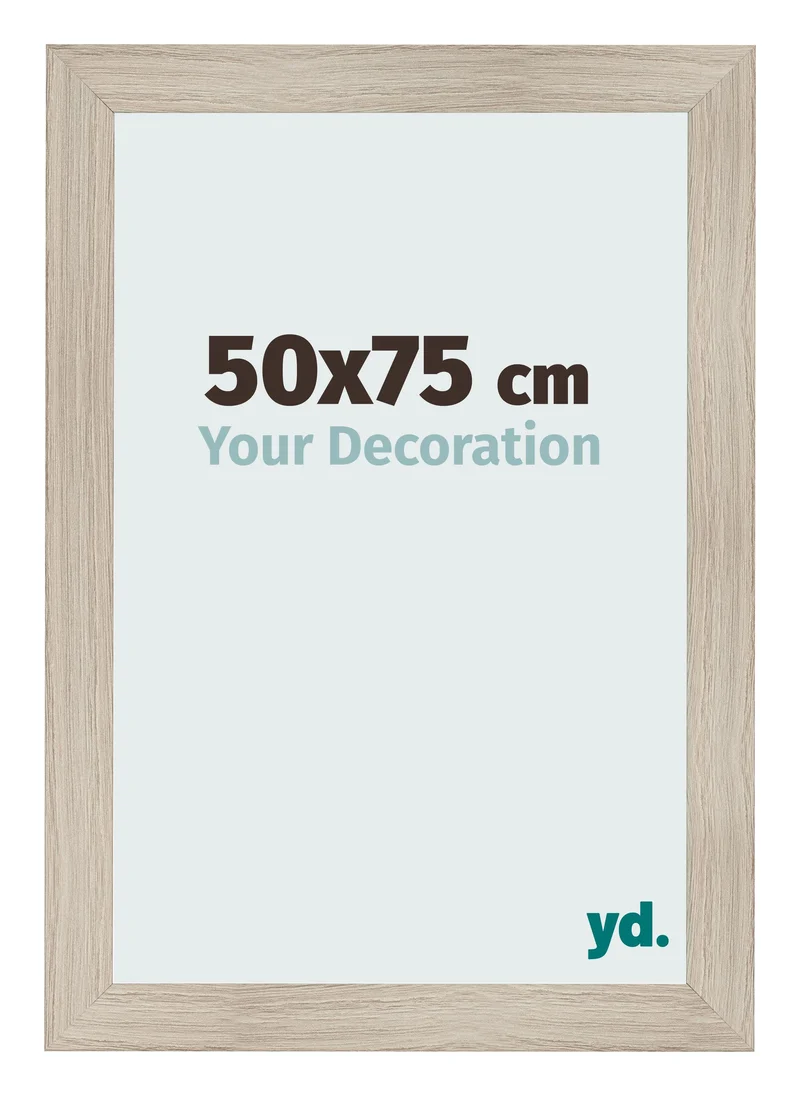 Bilderrahmen 50x75 cm - Eiche Hell - MDF - Pisa