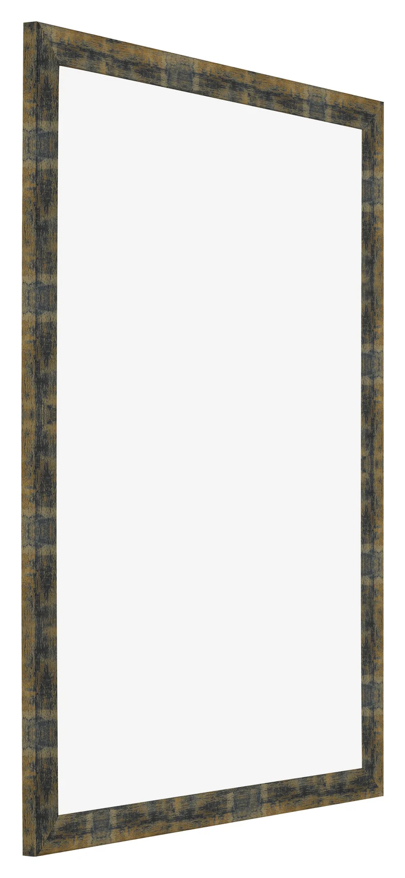 Bilderrahmen A3 - 29,7x42 cm - Blau Gold Meliert - MDF - Pisa