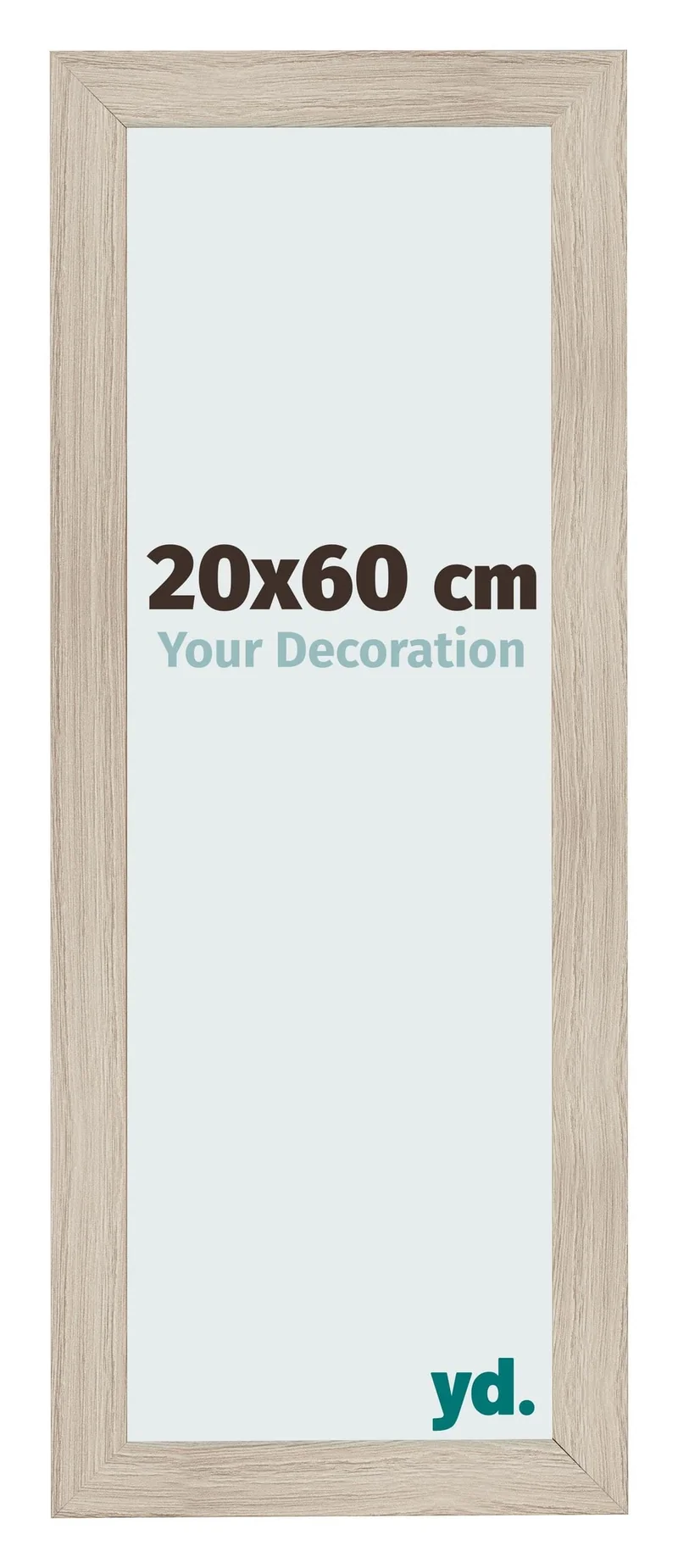 Bilderrahmen 20x60 cm - Eiche Hell - MDF - Pisa