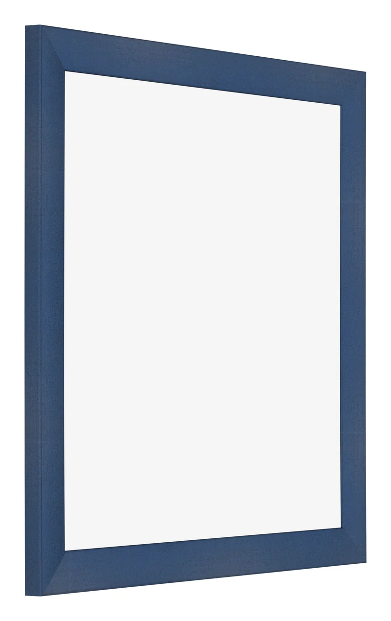 Bilderrahmen 60x60 cm - Dunkelblau Gewischt - MDF - Pisa