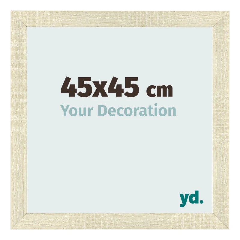 Bilderrahmen 45x45 cm - Sonoma Eiche - MDF - Pisa