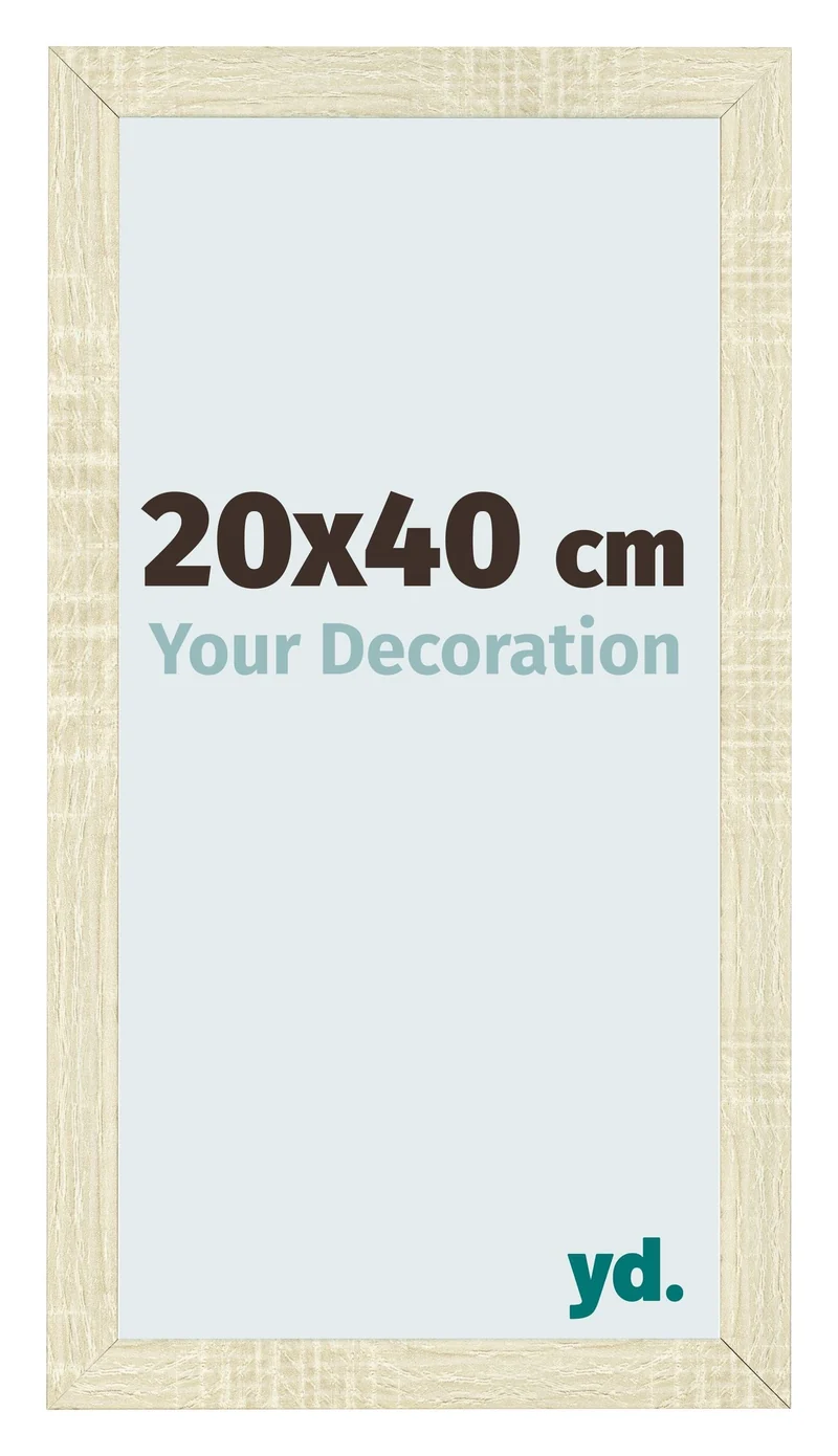 Bilderrahmen 20x40 cm - Sonoma Eiche - MDF - Pisa
