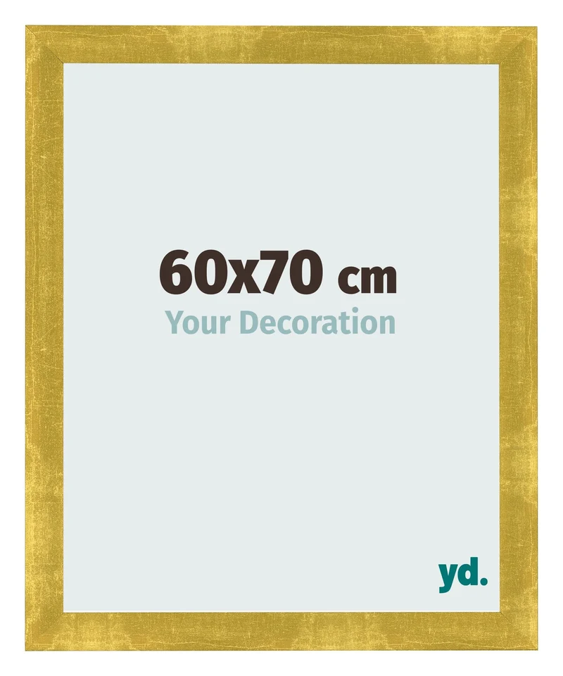 Bilderrahmen 60x70 cm - Gold Vintage - MDF - Pisa