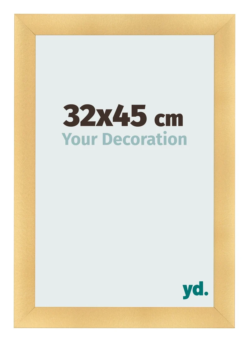 Bilderrahmen 32x45 cm - Gold Matt - MDF - Pisa