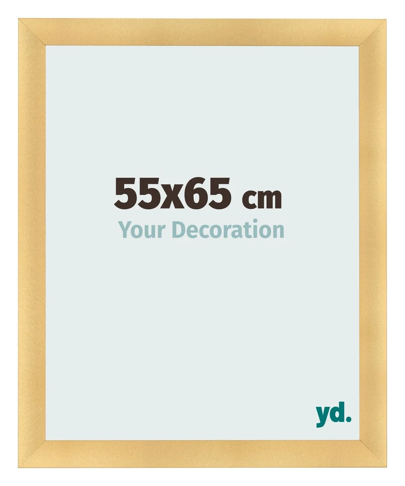 Bilderrahmen 55x65 cm - Gold Matt - MDF - Pisa