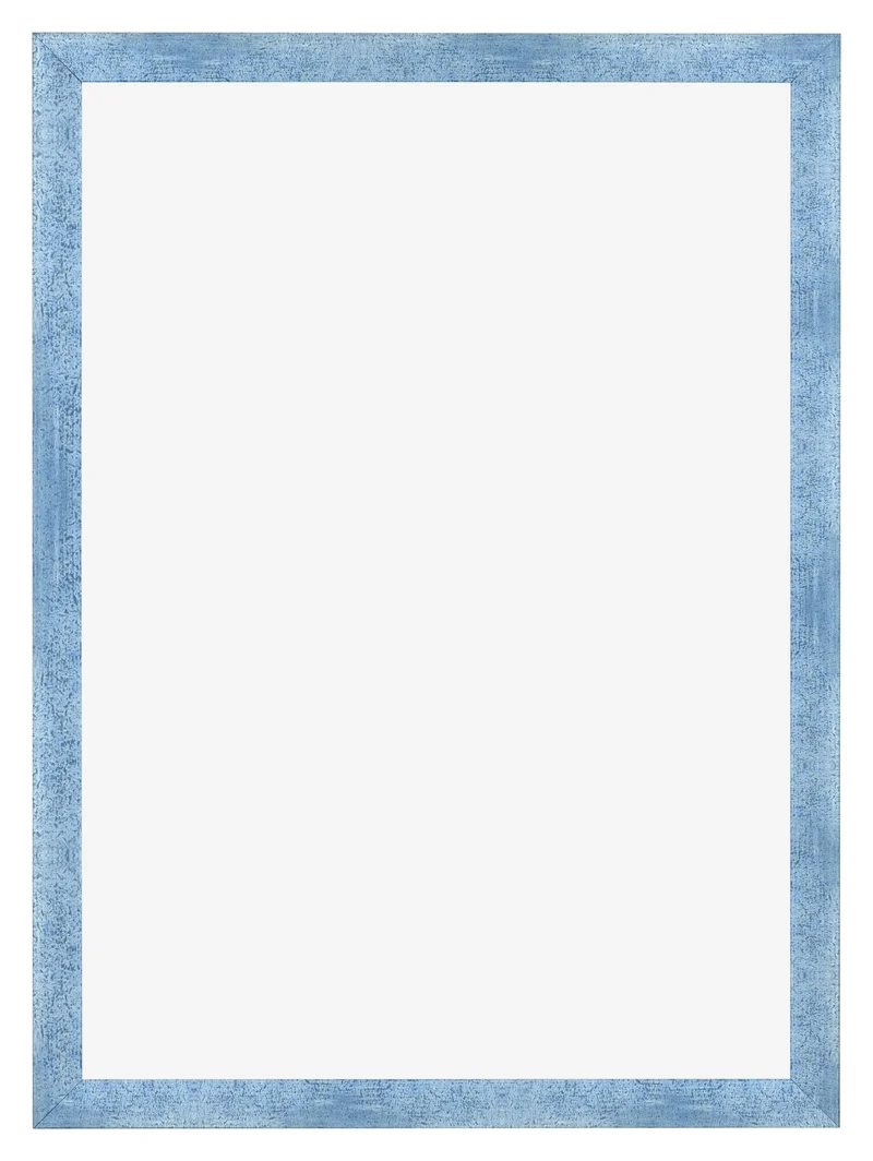 Bilderrahmen 25x35 cm - Hellblau Gewischt - MDF - Pisa