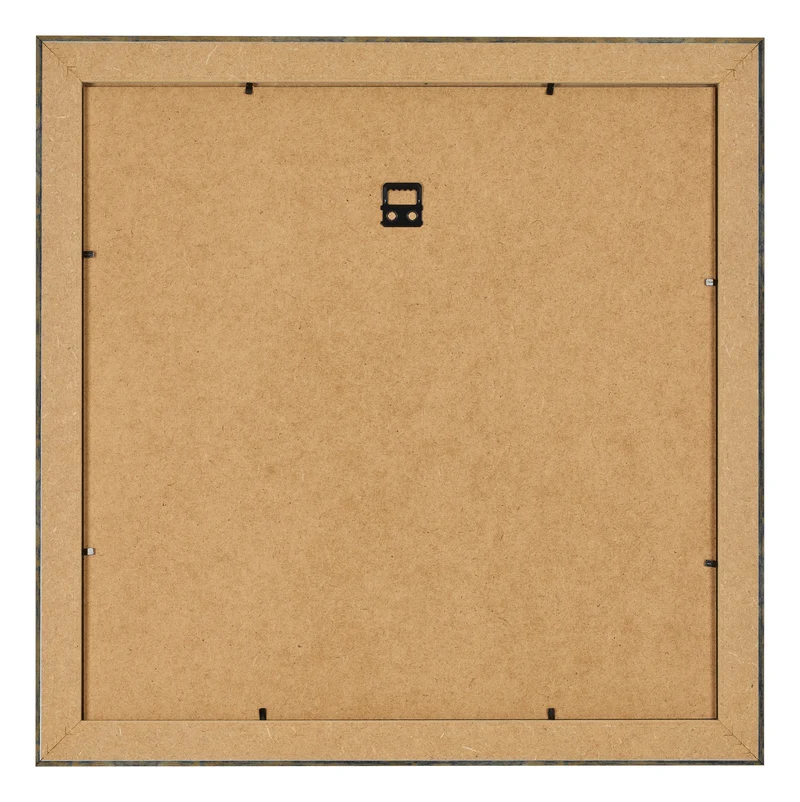 Bilderrahmen 30x30 cm - Blau Gold Meliert - MDF - Pisa