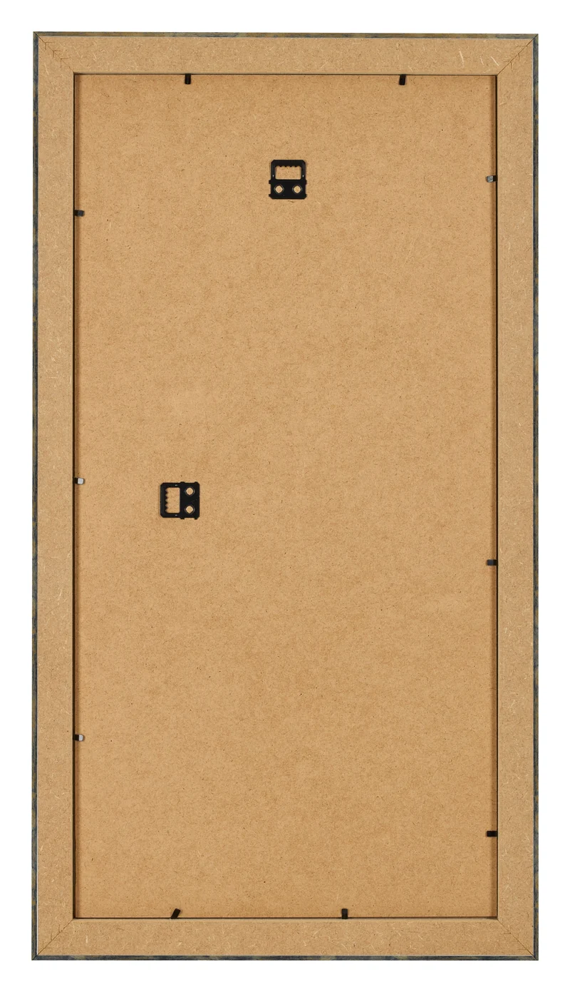 Bilderrahmen 20x40 cm - Blau Gold Meliert - MDF - Pisa
