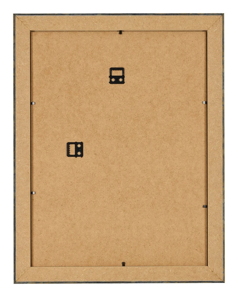 Bilderrahmen 30x40 cm - Blau Gold Meliert - MDF - Pisa