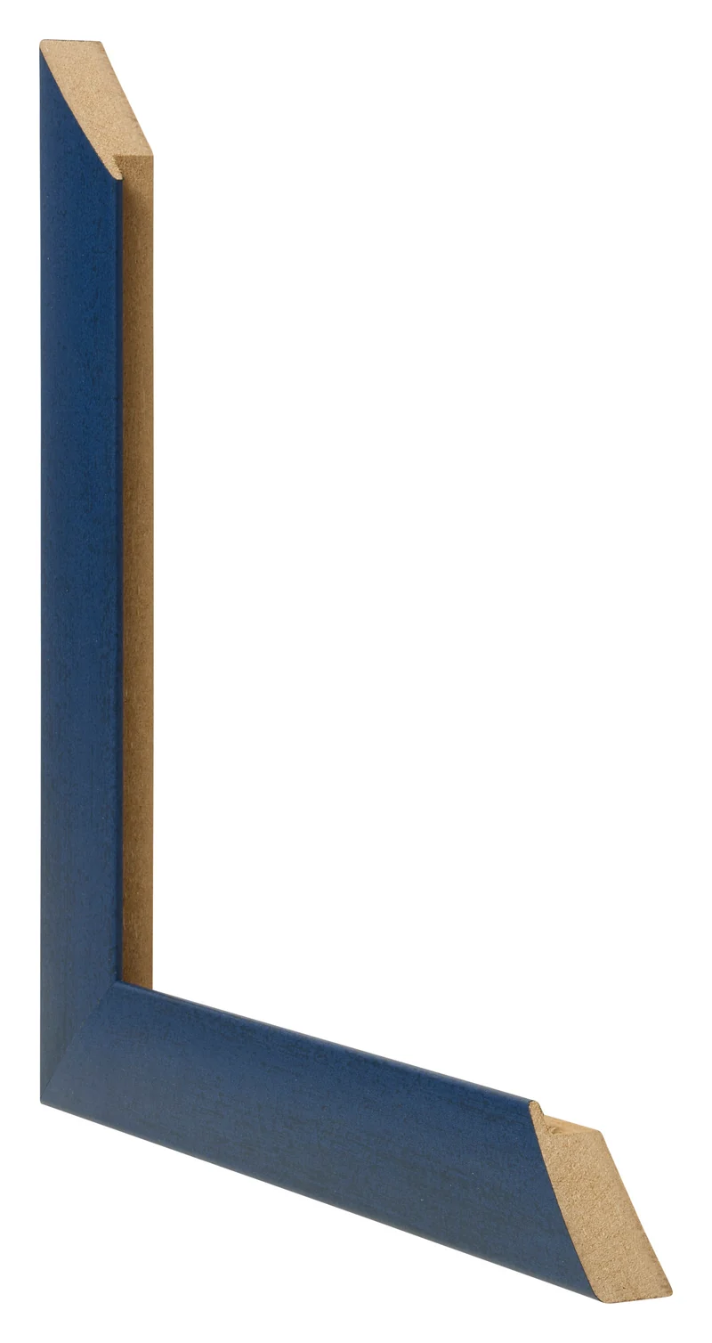 Bilderrahmen 28x35 cm - Dunkelblau Gewischt - MDF - Pisa