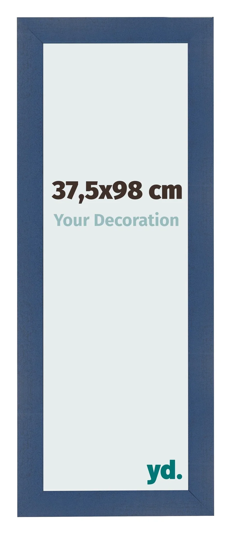 Bilderrahmen 37,5x98 cm - Dunkelblau Gewischt - MDF - Pisa