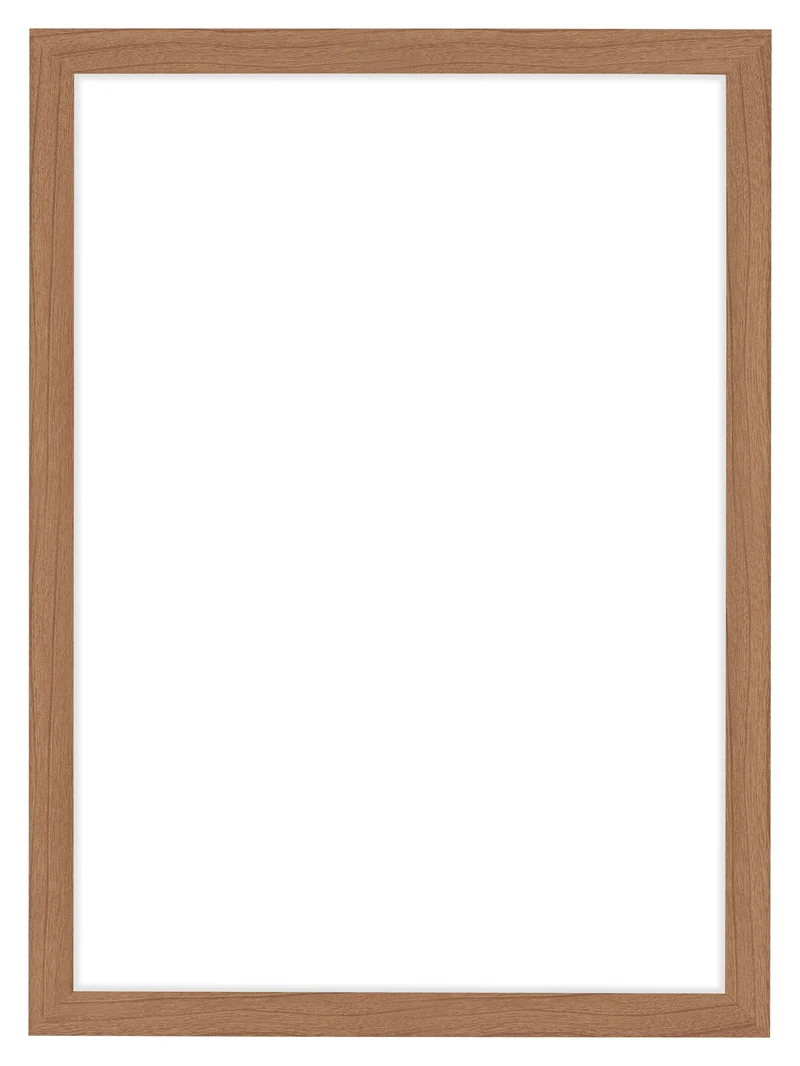 Bilderrahmen 67x98 cm - Nussbaum Hell - MDF - Como