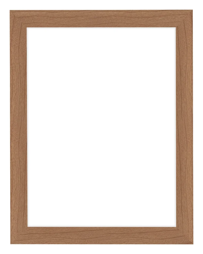 Bilderrahmen 75x98 cm - Nussbaum Hell - MDF - Como