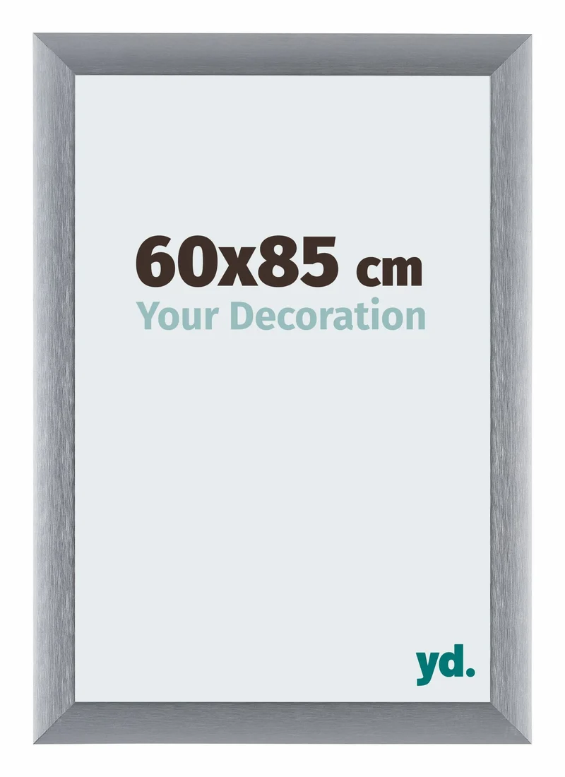 Bilderrahmen 60x85cm Silber Gebürstet Aluminium Tucson