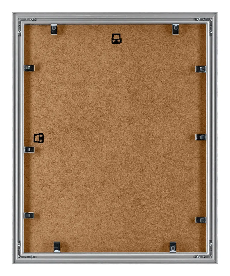 Bilderrahmen 36x49cm Silber Gebürstet Aluminium Tucson