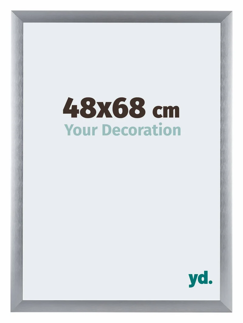 Bilderrahmen 48x68cm Silber Gebürstet Aluminium Tucson