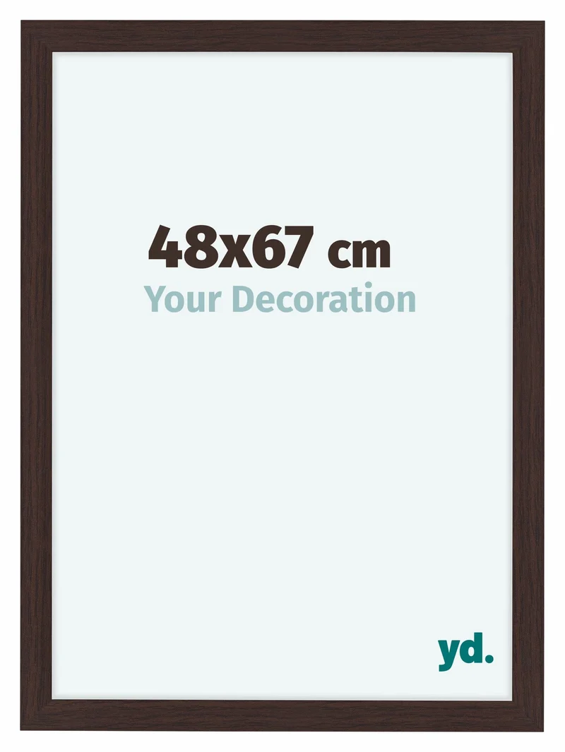 Bilderrahmen 48x67 cm - Eiche Dunkel - MDF - Como