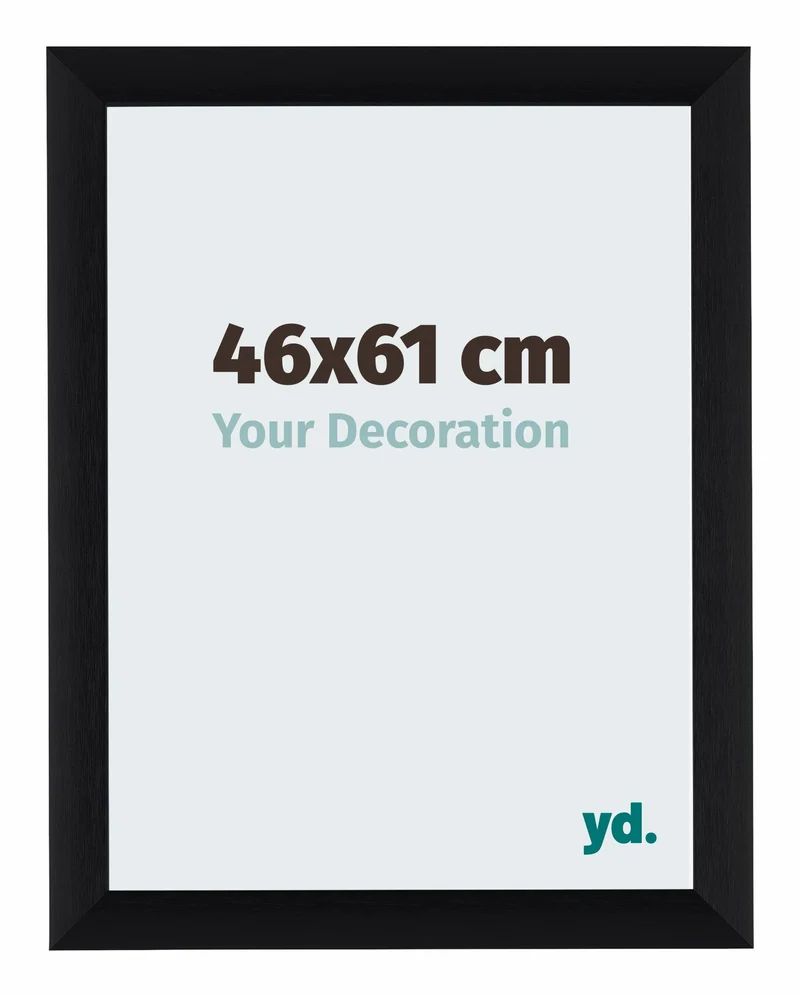 Bilderrahmen 46x61cm Schwarz Gebürstet Aluminium Tucson