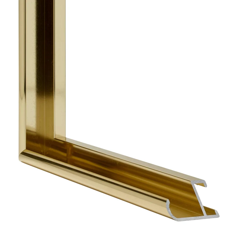 Bilderrahmen 67x98 cm - Goldglanz - Aluminium - New York