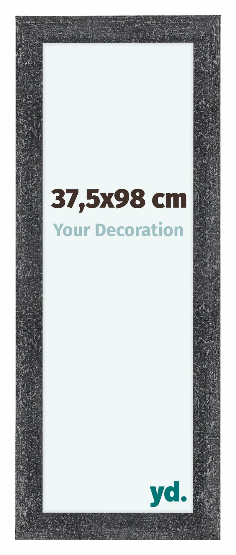 Bilderrahmen 37,5x98 cm - Grau Gewischt - MDF - Como