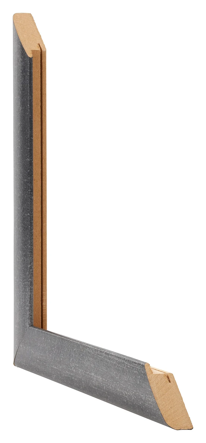 Bilderrahmen 37,5x98 cm - Grau Gewischt - MDF - Como