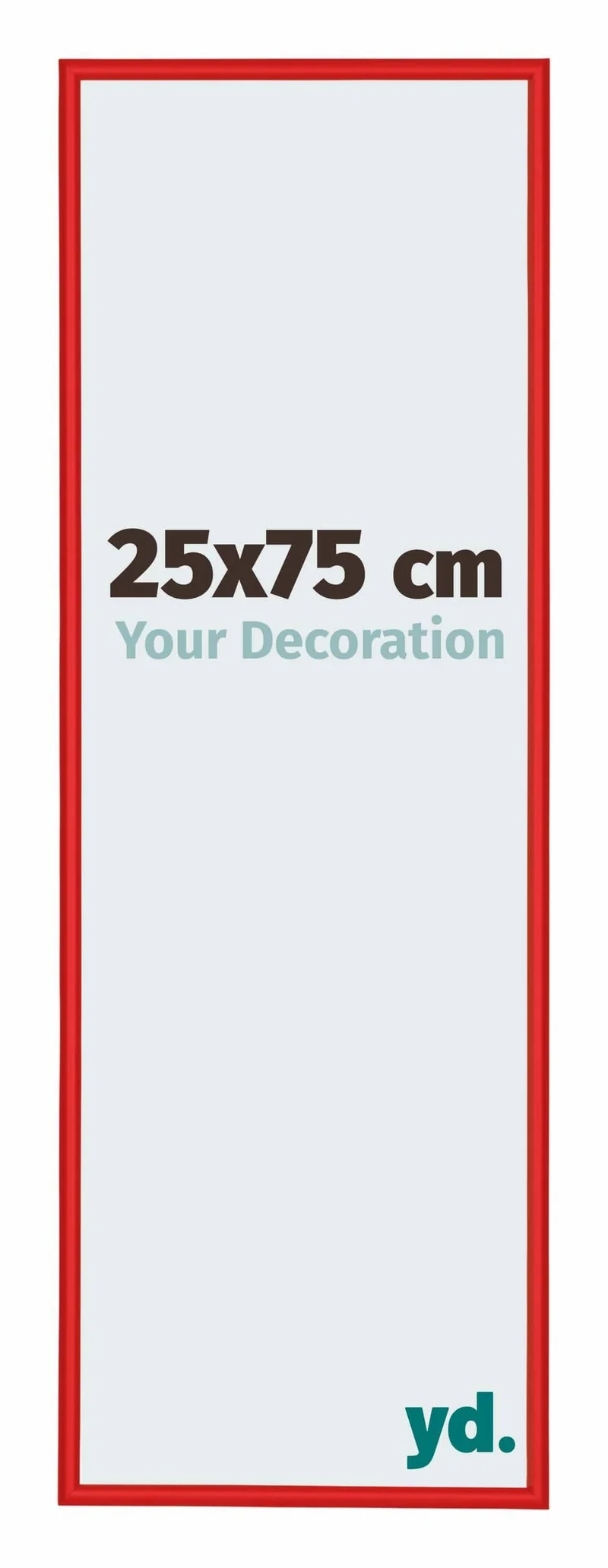 Bilderrahmen 25x75cm Ferrari Rot Aluminium New York