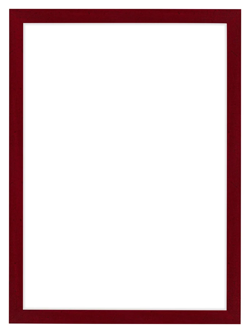 Bilderrahmen 48x67 cm - Weinrot Gewischt - MDF - Como