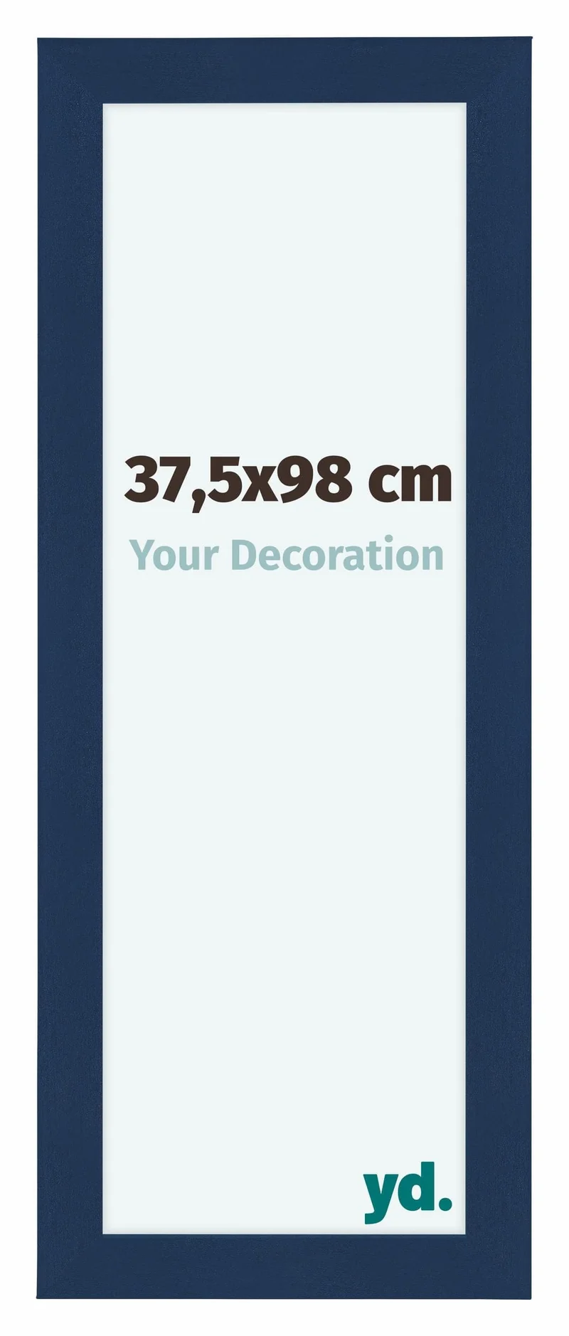Bilderrahmen 37,5x98 cm - Dunkelblau Gewischt - MDF - Como