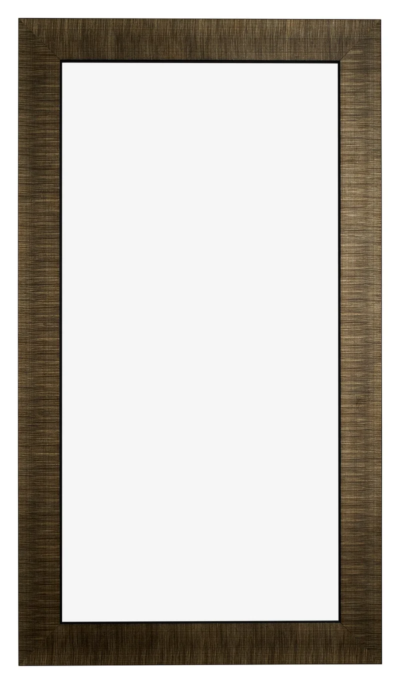 Bilderrahmen 50x100 cm - Champagner Gebürstet Holz Leeds