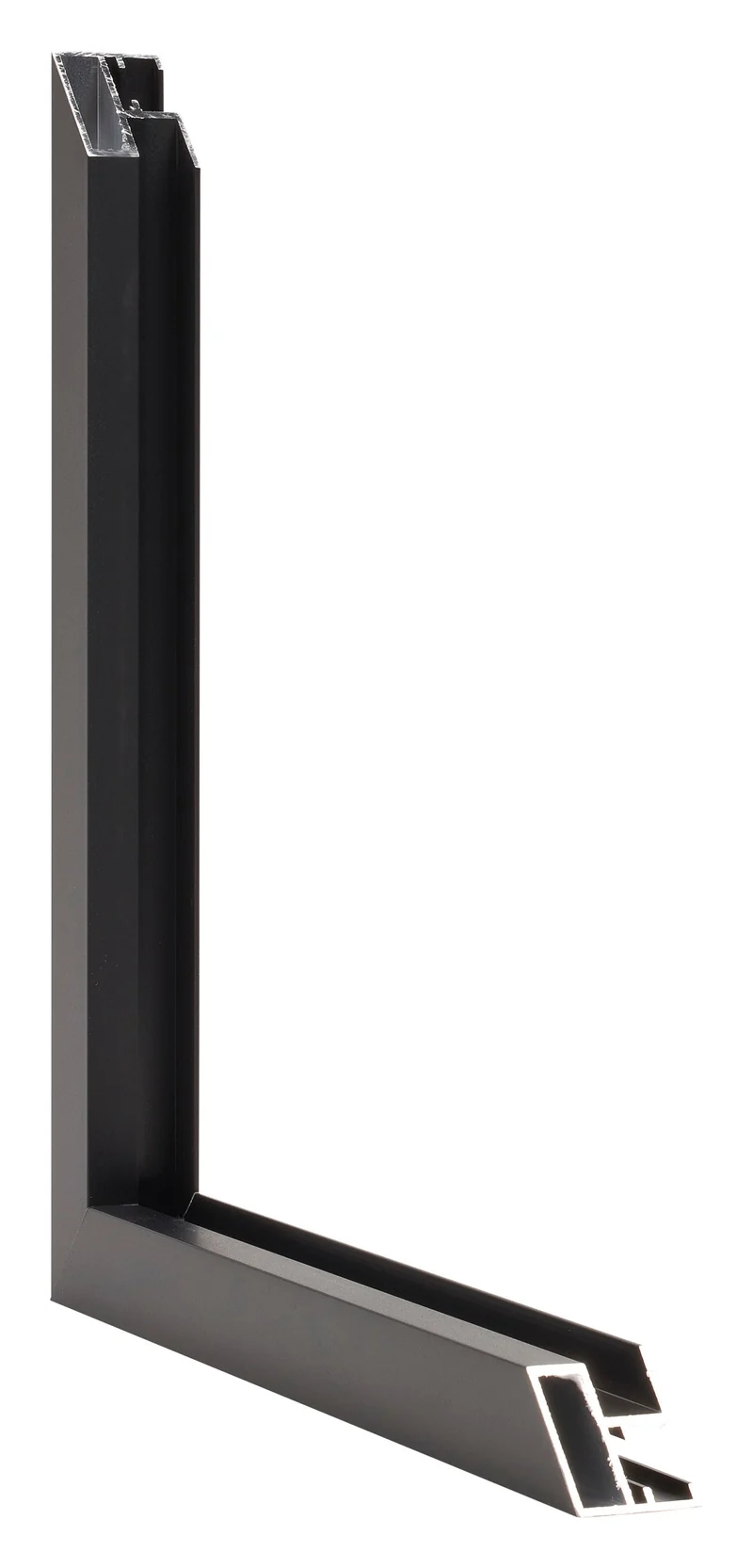 Bilderrahmen 48x68 cm - Schwarz - Aluminium - Virginia