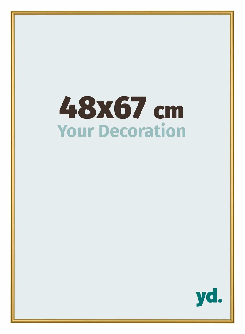 Bilderrahmen 48x67 cm - Goldglanz - Aluminium - New York
