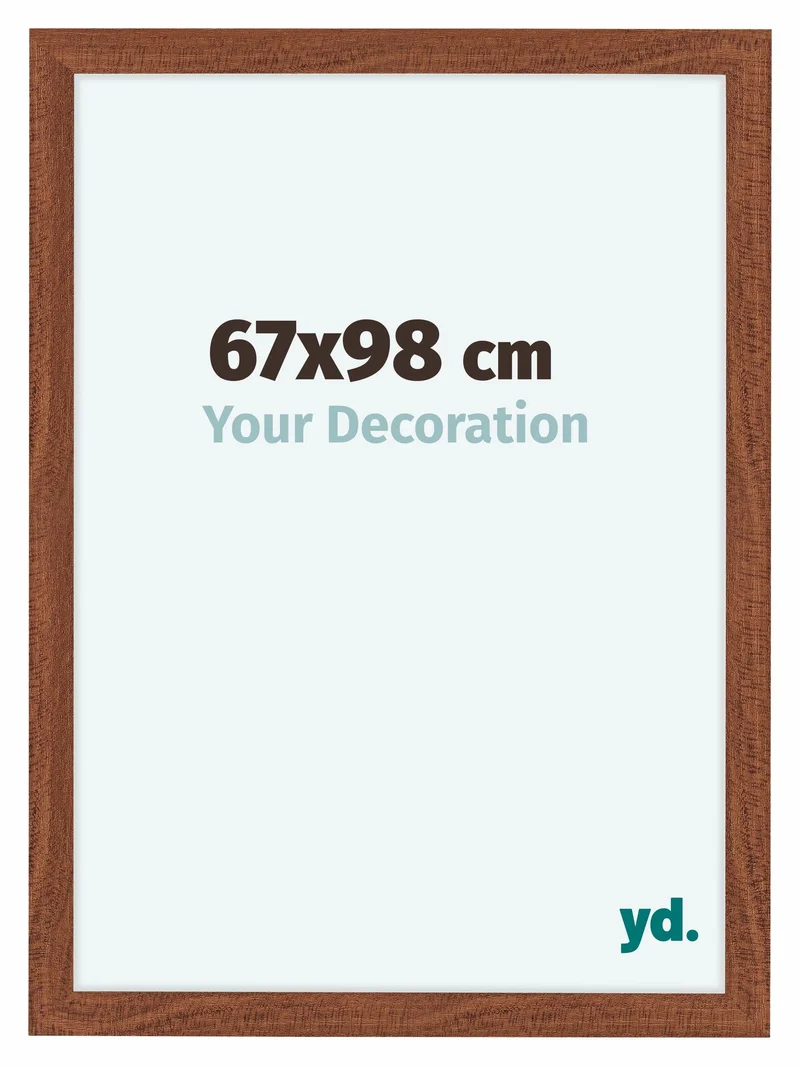Bilderrahmen 67x98 cm - Nussbaum - MDF - Como