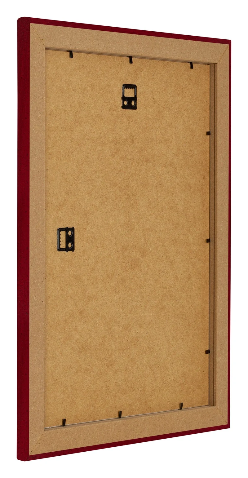 Bilderrahmen 48x64 cm - Weinrot Gewischt - MDF - Como