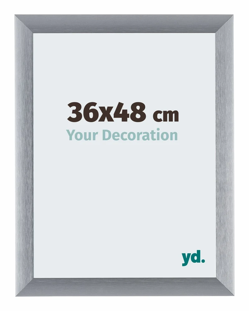 Bilderrahmen 36x48cm Silber Gebürstet Aluminium Tucson