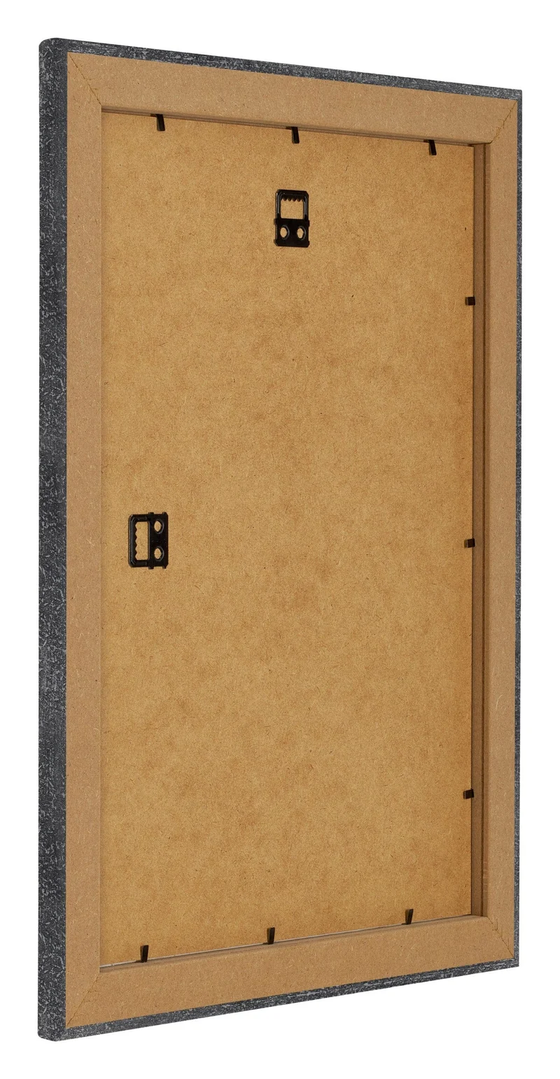Bilderrahmen 48x64 cm - Grau Gewischt - MDF - Como