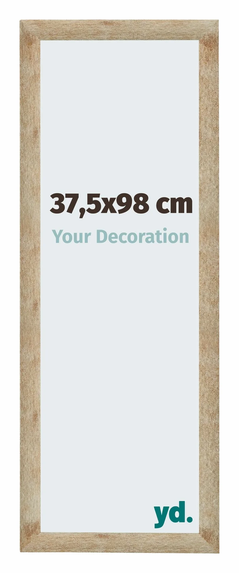 Bilderrahmen 37,5x98 cm - Gold - MDF - Catania