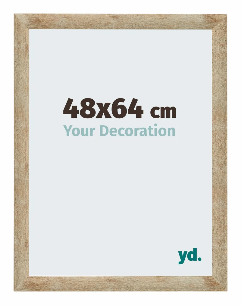 Bilderrahmen 48x64 cm - Gold - MDF - Catania