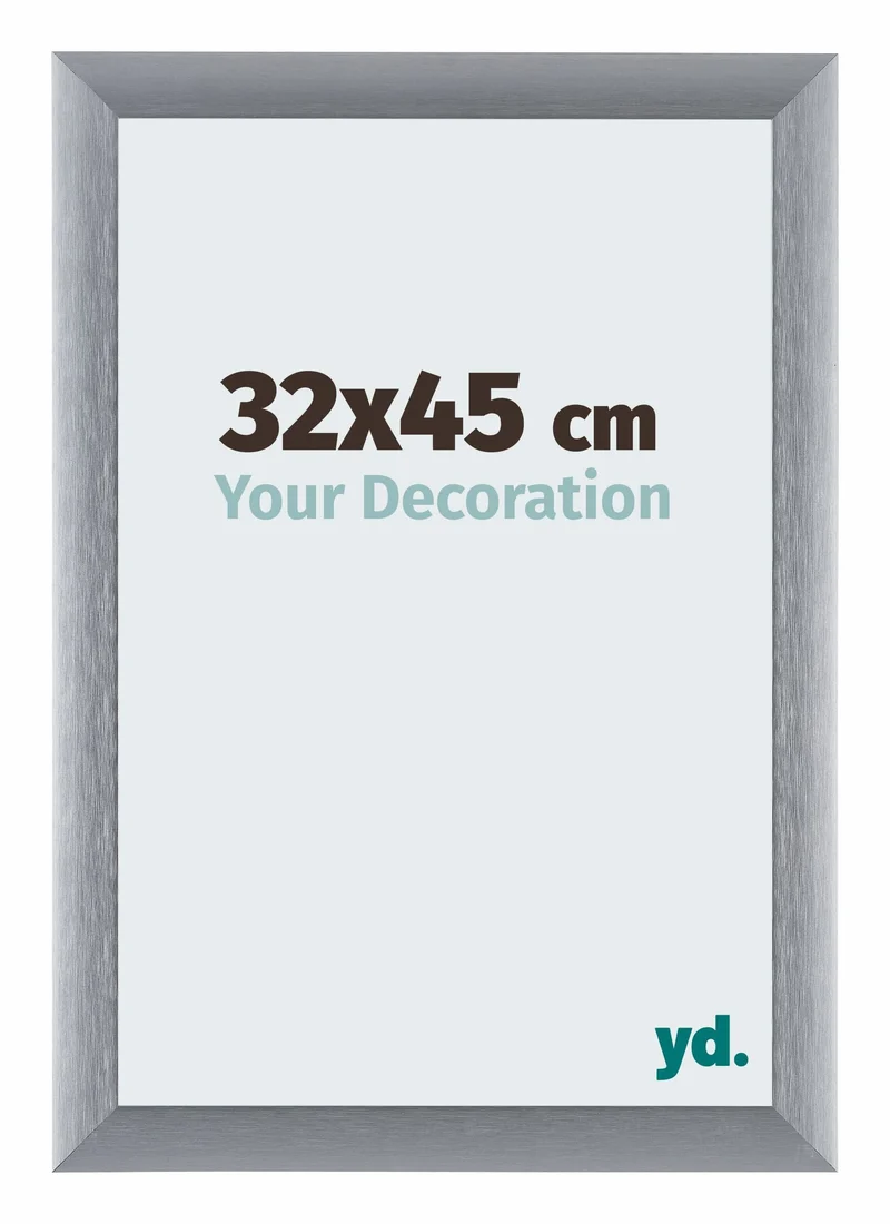Bilderrahmen 32x45cm Silber Gebürstet Aluminium Tucson