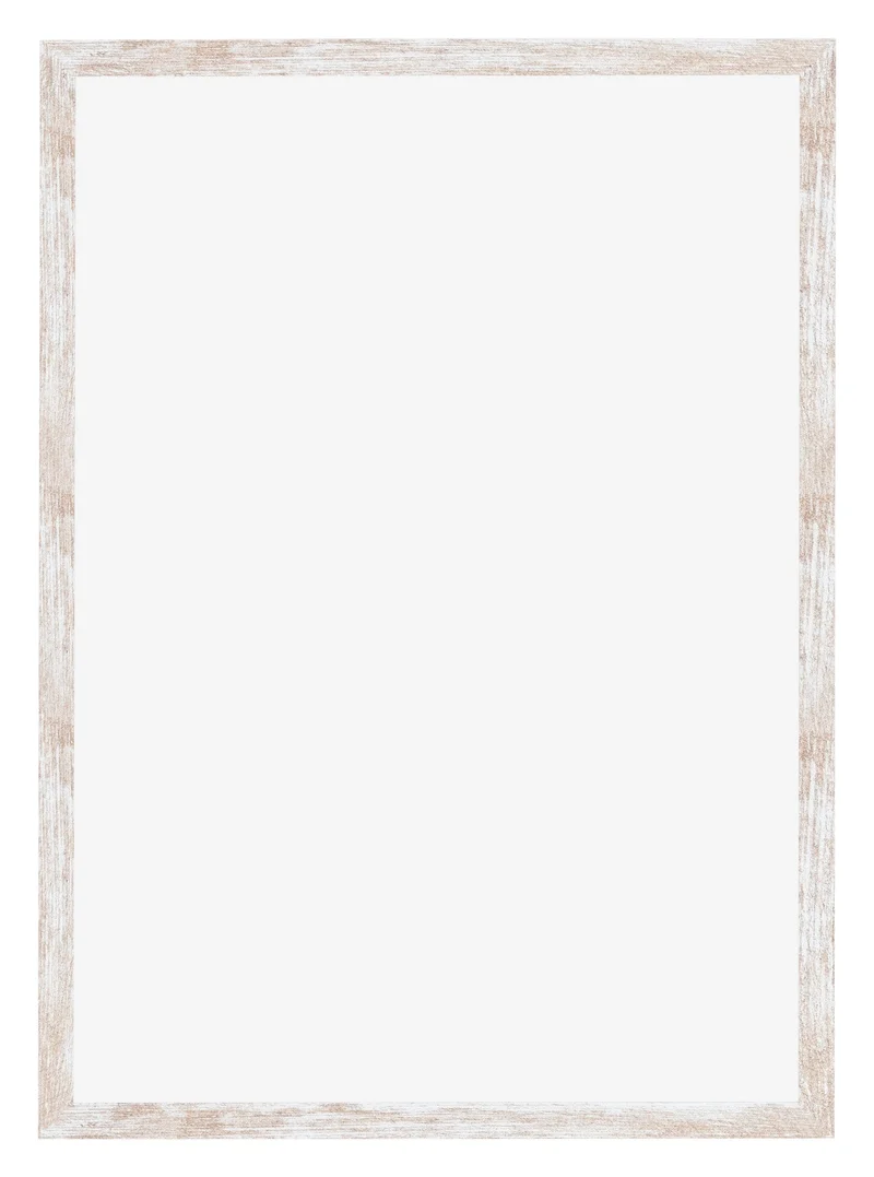 Bilderrahmen 59x84 cm - White Wash - MDF - Catania