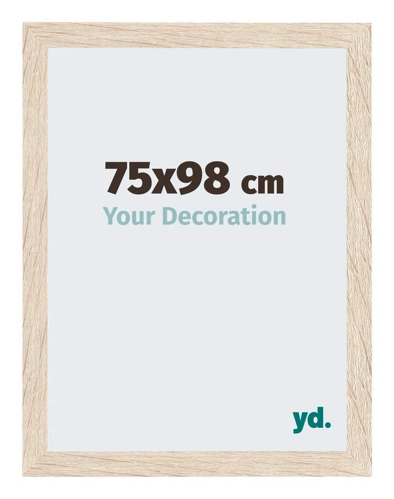 Bilderrahmen 75x98 cm - Eiche - MDF - Catania