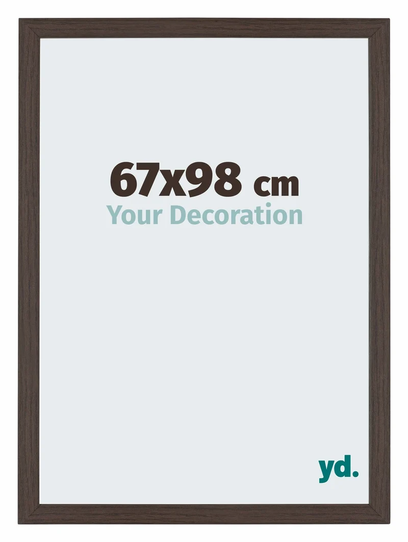 Bilderrahmen 67x98 cm - Eiche Dunkel - MDF - Mura