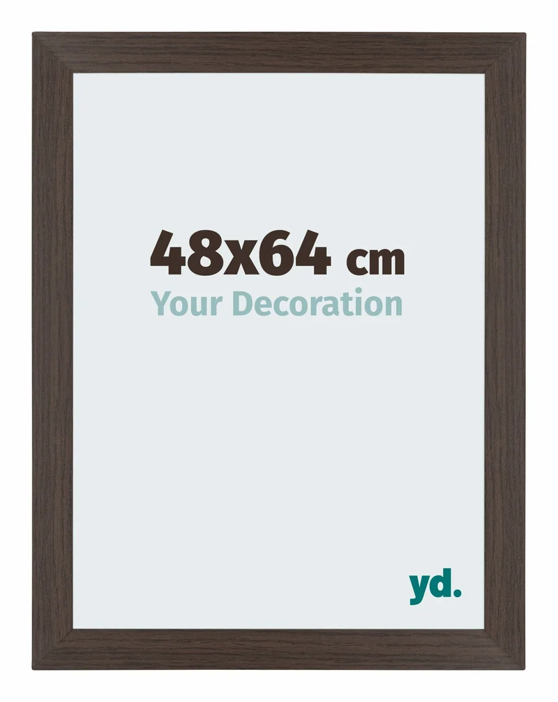 Bilderrahmen 48x64 cm - Eiche Dunkel - MDF - Mura