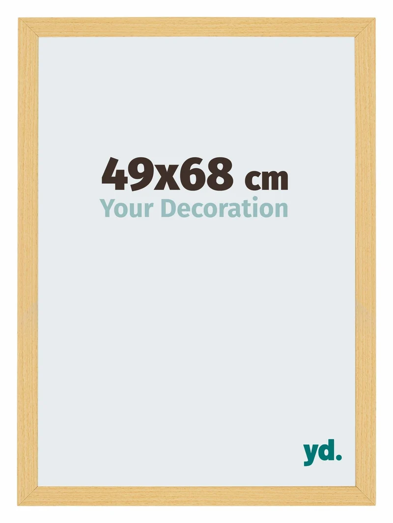 Bilderrahmen 49x68 cm - Buche Dekor - MDF - Mura