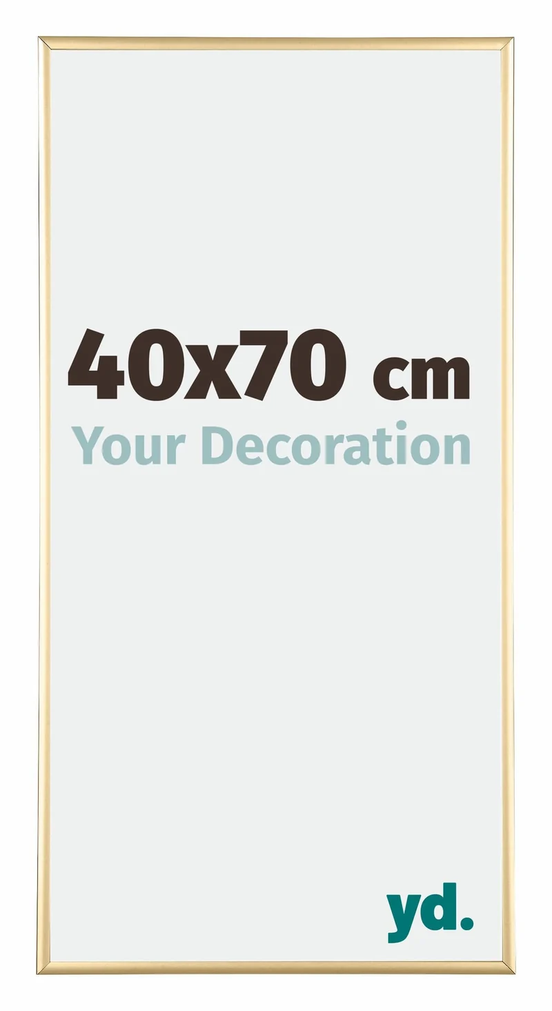 Bilderrahmen 40x70 cm - Gold - Aluminium - Kent