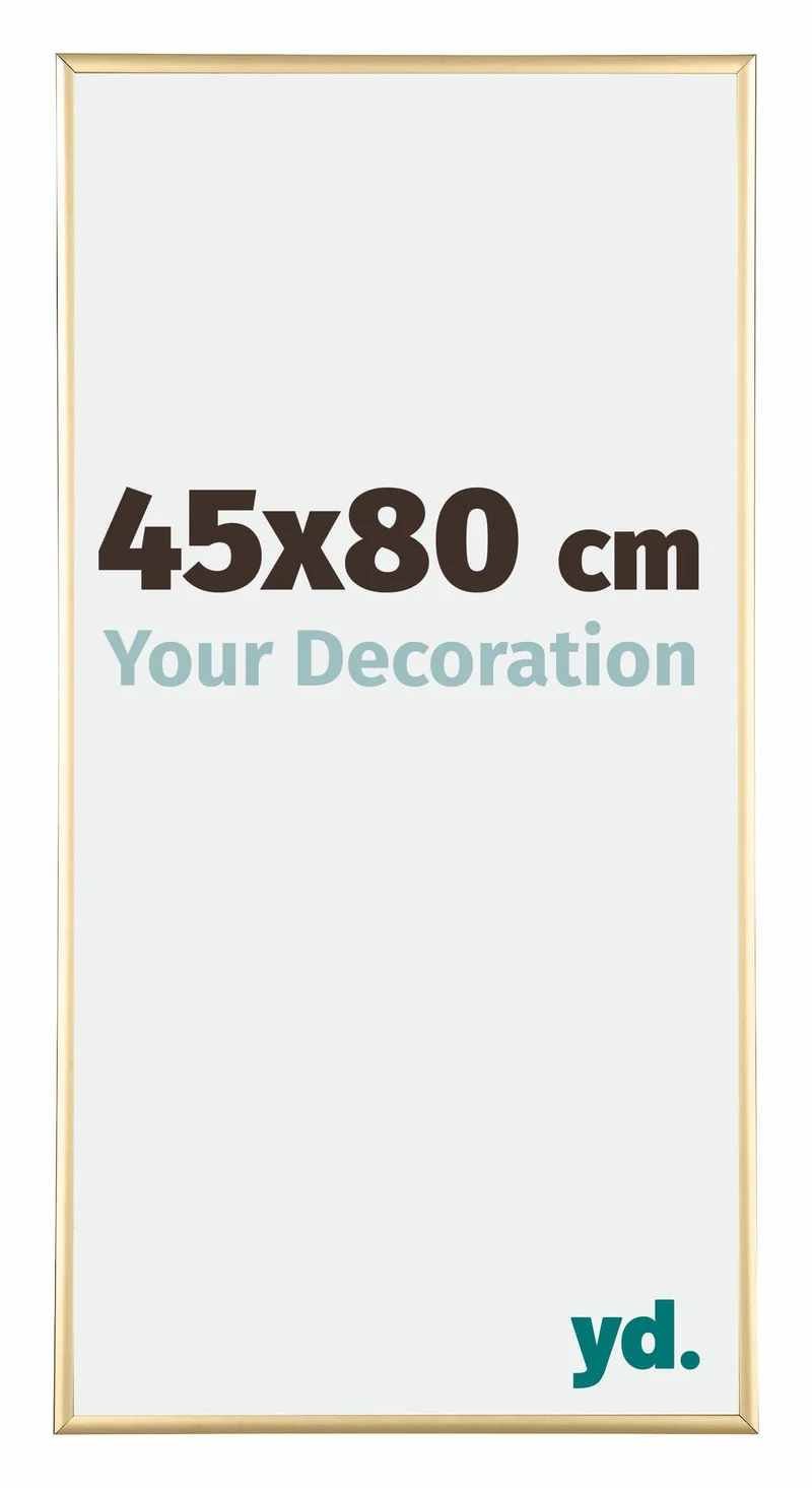 Bilderrahmen 45x80 cm - Gold - Aluminium - Kent