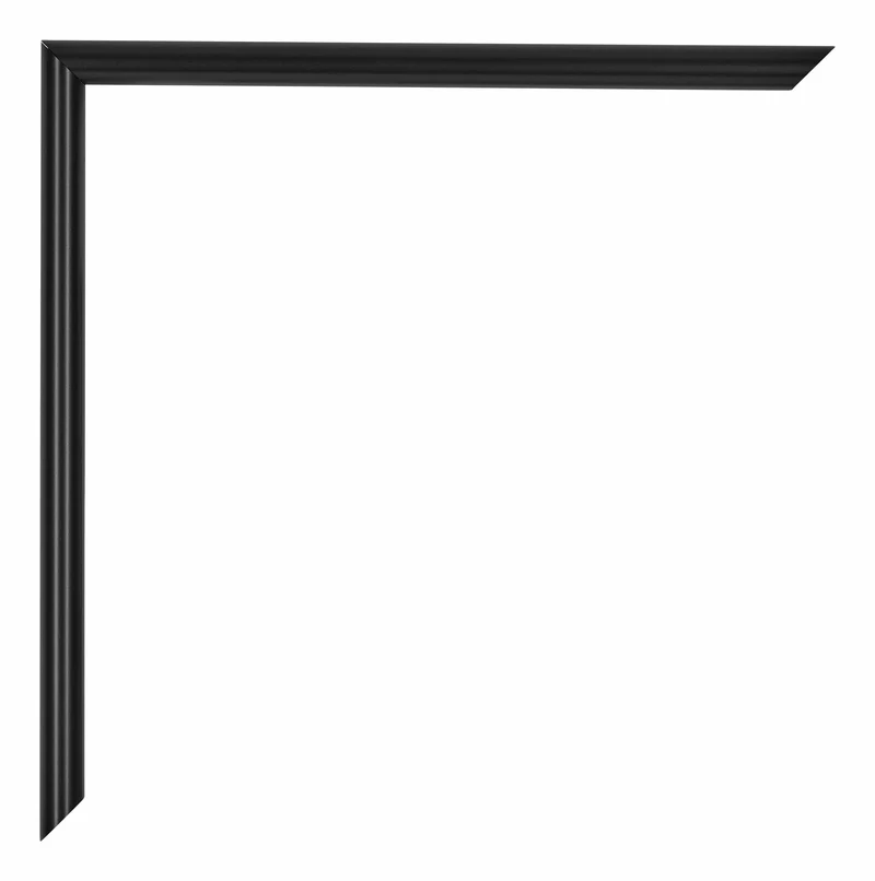 Bilderrahmen 37,5x98 cm - Schwarz Matt - Kunststoff - Annecy