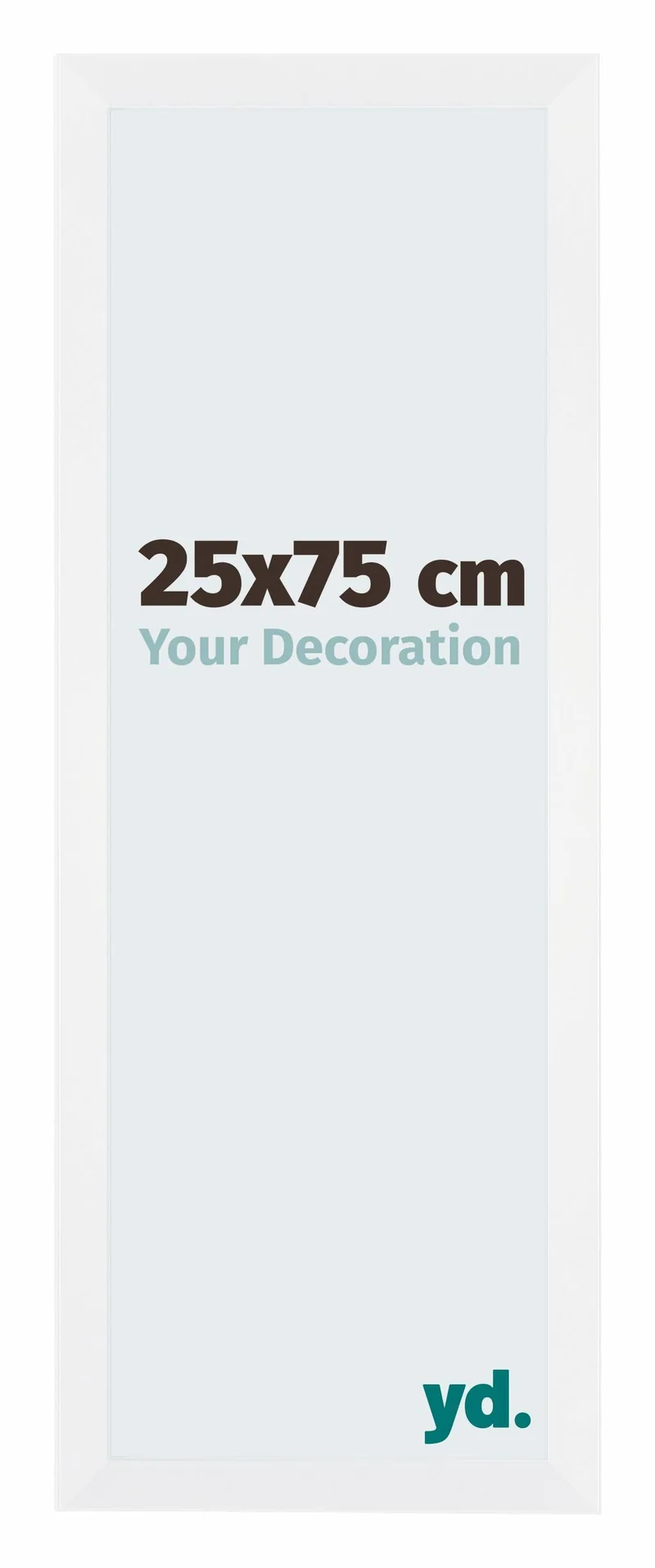 Bilderrahmen 25x75 cm - Weiss - MDF - Catania