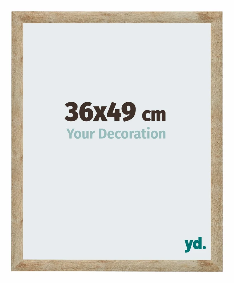 Bilderrahmen 36x49 cm - Gold - MDF - Catania