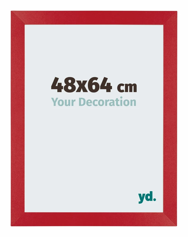 Bilderrahmen 48x64 cm - Rot - MDF - Mura