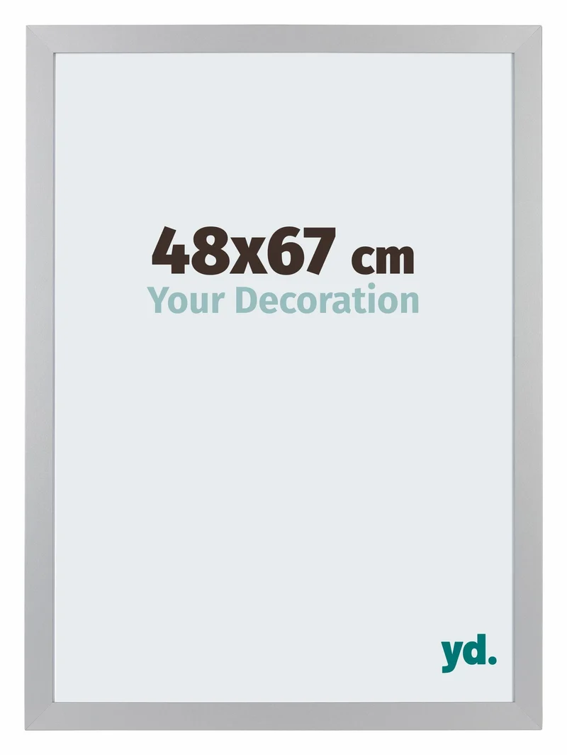 Bilderrahmen 48x67 cm - Grau - MDF - Mura